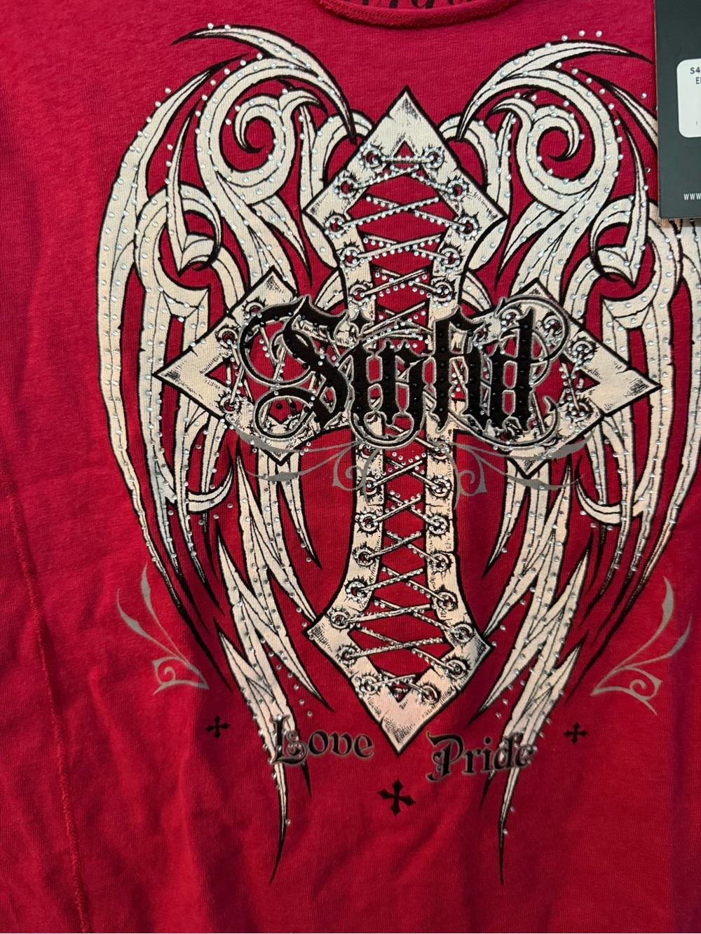 Affliction Cropped Tee - Picture 2 of 6